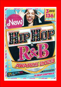 最新/いつもの人気シリーズ　New Hip Hop & R&B Awards 2023/DVD3枚組/全136曲