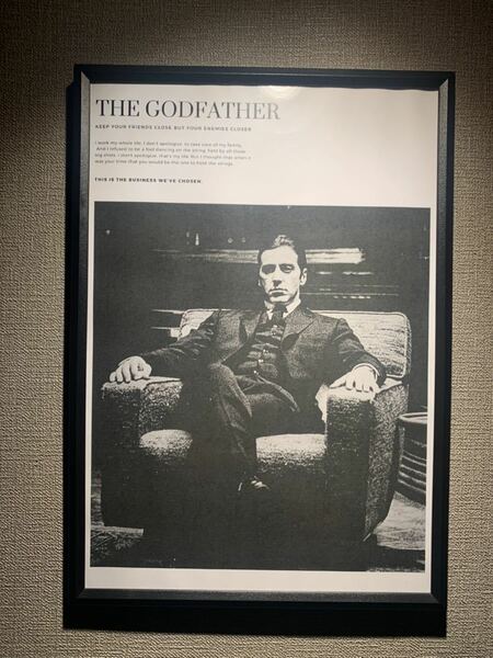 GODFATHER AL PACINO アルパチーノ A4 ポスター 額付き 送料込み