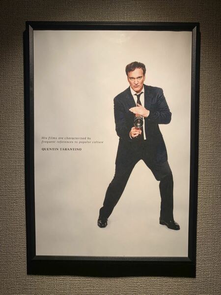 タランティーノ Quentin Tarantino A4 ポスター 額付き 送料込み ②