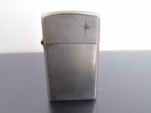 正規品 ZIPPO ジッポー スターリングシルバー 銀製 ダイヤモンド ライターケース スリム 2001年 ケースのみ_画像1