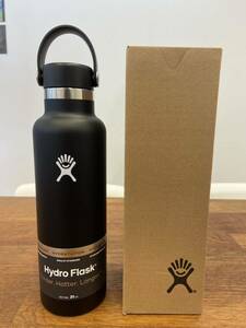 Hydro Flask_Black_621ml (21oz)_水筒 _ステンレスボトル_ハイドロフラスク_ブラック