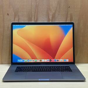 Macbook Pro A1707◆Core i7-7920HQ 3.10GHz◆メモリ16GB◆SSD512GB◆Touch Bar◆Radeon Pro 555◆mac OS◆USキー 