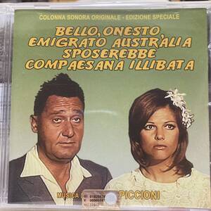 BELLO, ONESTO, EMIGRATO AUSTRALIA SPOSEREBBE COMPAESANA ILLIBATA（ピエロ ピッチオーニ／イタリア初回盤）