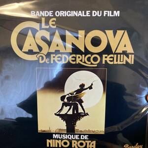 LP! フェリーニのカサノバ（ニーノ・ロータ/フランス盤）