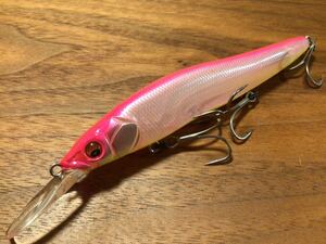 Q★美品★Megabass メガバス VISION ONETEN R+1 ワンテンR+1 VISION 110Rプラス1 ビジョンワンテンアール「塾長ピンク」ミノー