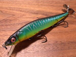 Q★超美品★Megabass メガバス PROP DARTER 110 プロップダーター110”ワンテン“「マットタイガー」スイッシャー ミノー