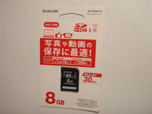 ELECOM 8GB SDHC memory card 