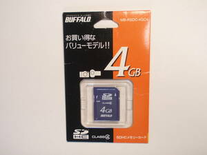 BUFFALO 4GB SDHC メモリ