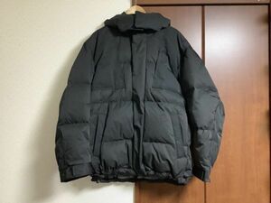 ユニクロ＋J ダウンオーバーサイズパーカー　XXL USED 超美品　BLACK