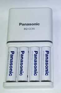  Panasonic 急速充電器 BQ-CC55　ニッケル水素電池専用 単3 単4