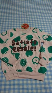 !127* unused * storage goods *TRIPLEMAGIC*.. raise of temperature reverse side nappy sweatshirt light P120①