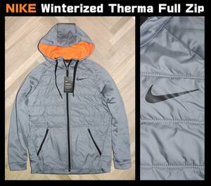 送料無料 【未使用】 NIKE ★ Winterized Therma Full Zip Jacket (Mサイズ) ★ ナイキ 中綿 ウィンタライズド ジャケット パーカー ②