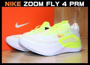 特価即決【未使用】 NIKE ★ WMNS ZOOM FLY 4 PRM ランニングシューズ 23cm ★ ナイキ ズームフライ プレミアム DN2658-101 定価1万9800円