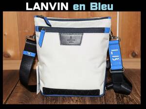 送料無料 特価即決【未使用】 LANVIN en Bleu ★ ショルダーバッグ (ナジェシリーズ) ★ ランバンオンブルー 591101 