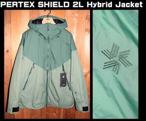送料無料 特価即決【未使用】 GOLDWIN ★ PERTEX SHIELD 2L Hybrid Jacket ダウンジャケット (XL) ★ ゴールドウイン G12302 スキー