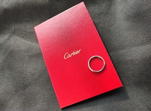 カルティエ バレリーナ ウェディングリング サイズ56 Cartier Pt950　証明書　保証書　 　　　　　　　 　　　　　　　　　　　　　　