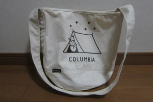 Columbia コロンビア 帆布かばん キャンバスバッグ ショルダーバッグ アイボリー系 O2312A
