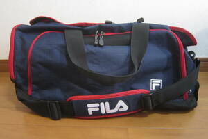 FILA フィラ ボストンバッグ スポーツバッグ 紺 O2312B