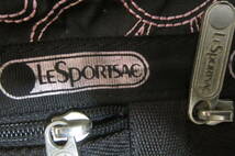 バッグ2個セット LeSportsac レスポートサック ショルダーバッグ かばん 茶 黒 O2312C_画像9