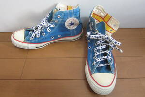 CONVERSE コンバース ALL STAR オールスター 1P516 HI ハイカットスニーカー 青系 24.5㎝ 別の靴紐 O2312D