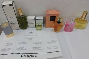 香水 5点 まとめ CHANEL シャネル No.19 100ml、7.5ｍｌ 箱付、LANCOME ランコム 50ml、Dior ディオール 50ml、AMWAY アムウェイ 100ml