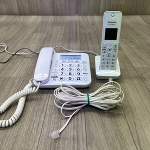 ■ C-935 Panasonic パナソニック VE-GD27-W KX-FKD405-W電話機 親機 子機 セット 固定電話 ホワイト 通電確認済