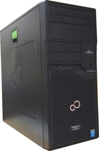 ●[Windows Server 2012 R2] 静音サーバ 富士通 PRIMERGY TX1310 M1 (4コア Xeon E3-1226v3 3.3GHz/8GB/3.5inch SATA 500GB×2/RAID/DVD)