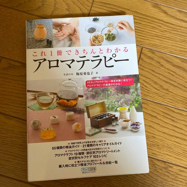 これ１冊できちんとわかるアロマテラピー　ＡＥＡＪアロマテラピー検定対策に役立つ！アロマテラピーの基礎がわかる！ 梅原亜也子／著