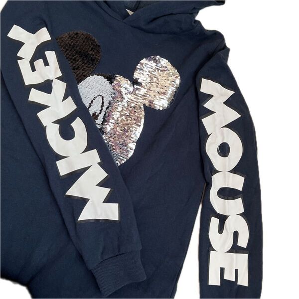 ミッキー ロングパーカー H&M ディズニー
