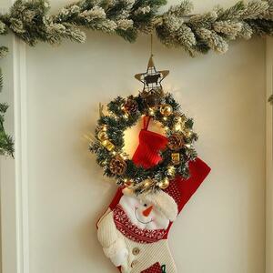 * large price decline middle F5[ free shipping ] Christmas wreath 30cm wall decoration light attaching LED number 100 entranceway door . part shop . shop equipment ornament decoration part shop decoration Christmas 