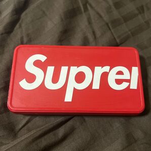 シュプリーム supreme Mobile battery 充電器 携帯 モバイルバッテリー 赤 RED