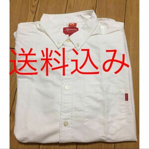 supreme pocket logo White シュプリーム　shirt ポケット　ロゴ　シャツ　白　Lサイズ　長袖