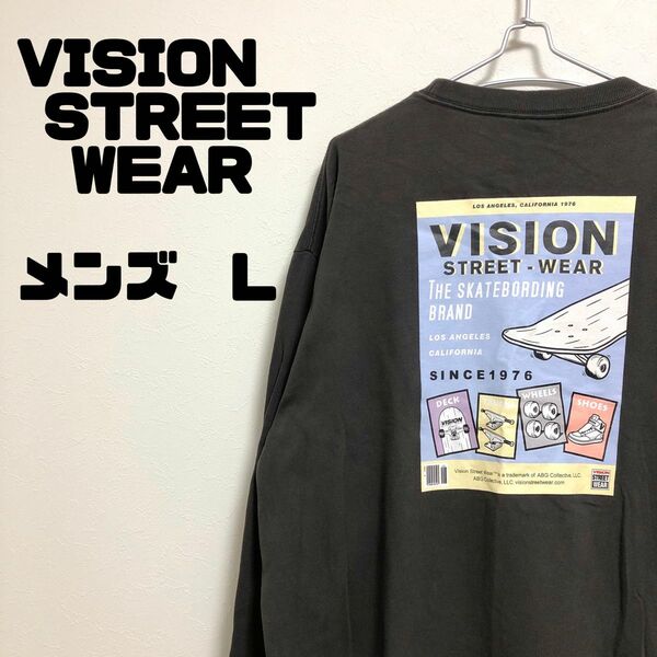 VISION STREET WEAR ロングスリーブTシャツ メンズ　L