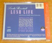 シール帯付き西独ターゲット盤CD☆リンダ・ロンシュタット／ラッシュ・ライフ（32XP-125） LINDA RONSTADT／LUSH LIFE、ネルソン・リドル_画像2