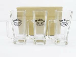 JACK DANIELS　ジャックダニエル　ジョッキグラス　380ml　3個セット　自宅保管　未使用