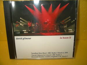 【CD】DAVID GILMOUR「La Boum Ⅱ」