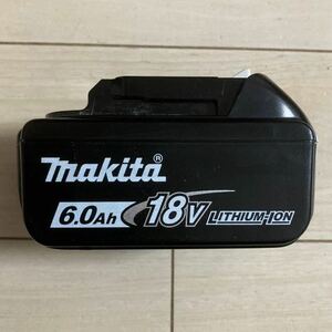 makita 18V 6.0Ah リチウム バッテリー BL1860B 動作品 美品 蓄電池 LITHIUM ION 電動工具 マキタ 送料無料