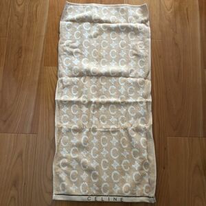 新品未使用 セリーヌ CELINE フェイスタオル 35×75cm 綿100% タオル 西川産業