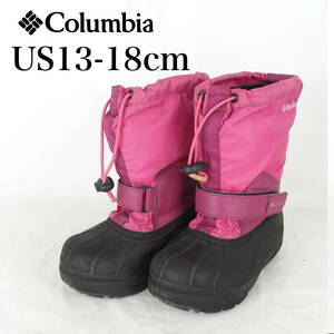 EB4144*Columbia*コロンビア*ジュニアスノーブーツ*US13-18cm*ピンク