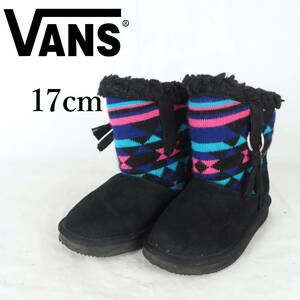 EB4146*VANS*バンズ*ジュニアムートンブーツ*17cm*黒