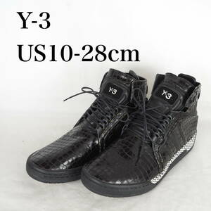 EB4385*Y-3*メンズショートブーツ*US10-28cm*黒