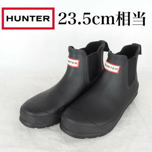 EB4361*HUNTER*ハンター*レディースレインブーツ*23.5cm相当*黒