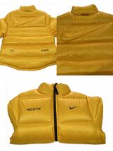 ★NIKE×NOCTA ナイキ×ノクタ★20FWイエロー ダウンジャケット サイズL 未使用_画像5