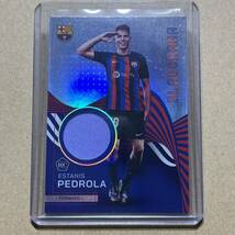 Estanis Pedrola RC Relic Memorabilia 2022/23 Topps FC Barcelona Team Set_画像1