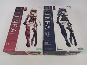 コトブキヤ フレームアームズ・ガール 迅雷、迅雷 Indigo Ver. セット KOTOBUKIYA FRAME ARMS Girl ＪＩＮＲＡＩ 未組立 送料無料ｆ29