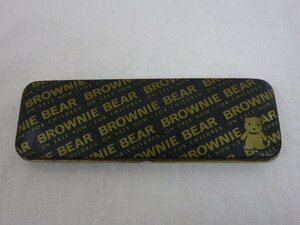 BROWNIE BEAR くま 缶ケース 昭和レトロ