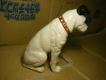 ビクター　犬の置物　大　　陶器製 高さ約２５cm 置物 昭和レトロ_画像3