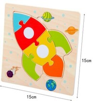 木製パズル 4枚セット 知育パズル 動物 アニマル おもちゃ 知育玩具 子供_画像2
