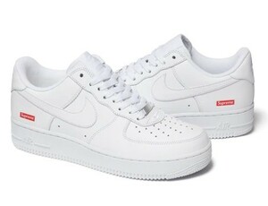 Supreme シュプリーム Nike Air Force1 Low ナイキ エアフォース1 US9.5 27.5cm 白 ホワイト White 新品 正規品 Dunk Box Logo ロゴ