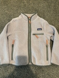 Patagonia パタゴニア 子供服 キッズ XS サイズ (5~6歳?) フリース Fleece ジャケット 正規品 中古品 グレー 